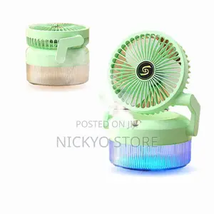 SGD-168 Spray Folding Fan With Led Light