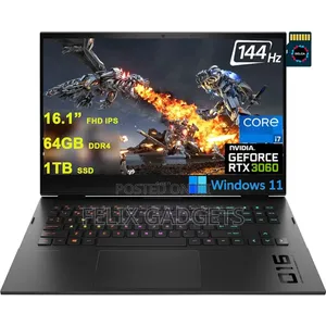 New Laptop HP Omen 16 32GB Intel Core I7 SSD 1T