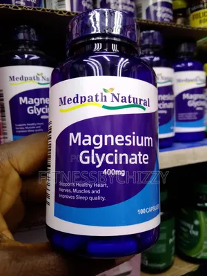 Medpath Natural Magnesium Glycinate 400mg X 100 Capsules