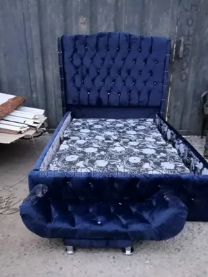 Standard 4by6 Padded Bed Frame
