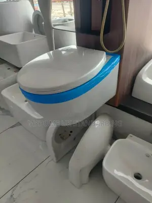 Sweethome Executive Wall Hung Water Closet  Blue and White