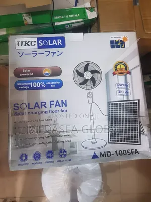 Solar Standing Fan