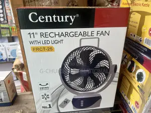Century 11 Inches Rechargeable Fan With Led Light