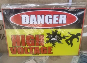 High Voltage Notice Board
