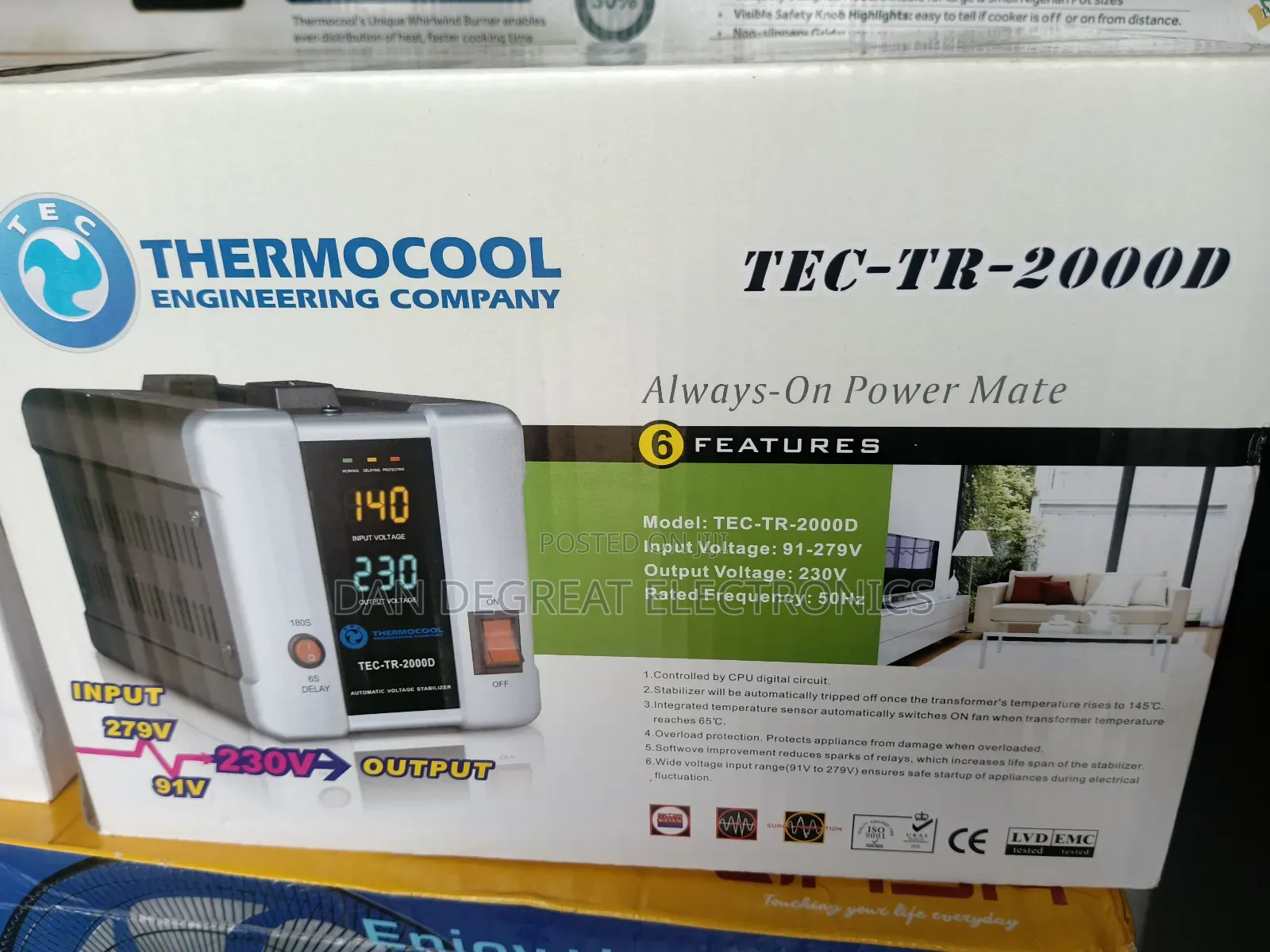 Haier Thermocool Tec 2000 Watts Digital Stabilizer