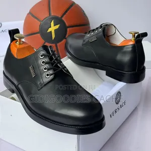 Versace Lace-Up Dress Shoes