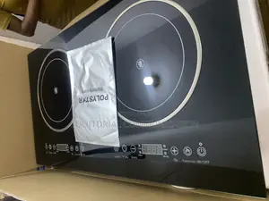 Sleek Black Polystar Infrared Hob