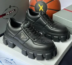 Chunky Lace-Up Prada Shoes