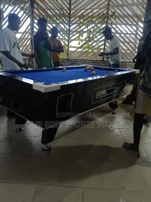 7ft High Glossy Marble and Coin Snooker Table