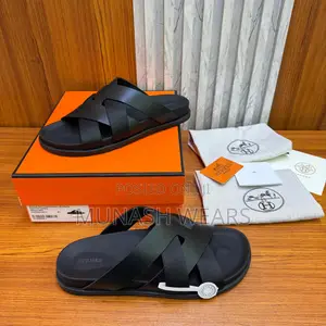 Hermes Leather Slipers Classic Quality