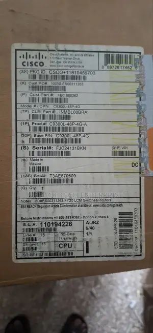 Cisco C9300l-48p-4g-A