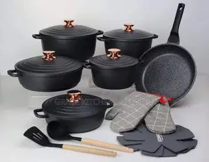 Donnor 18 Piece Classic Non-Stick Cookware Set
