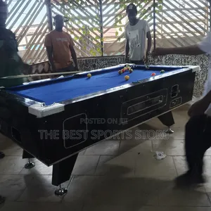 7ft Unique Good Quality Glossy Marble With Coin Pool Table