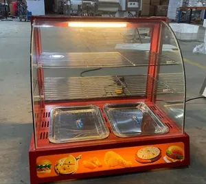 Red Two Plates Snacks Warming Showcase