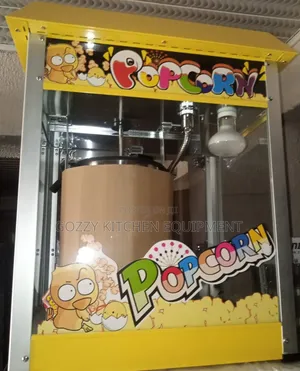 Yellow Color Popcorn Machine