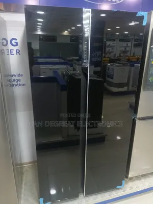 Haier Thermocool 619 Glas Inverter Side by Side Refrigerator