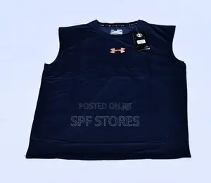 Blue Sleeveless Shirt