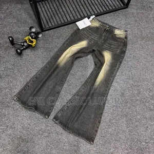 Super High Quality Luxury Men's Cargo Jeans Well Branded