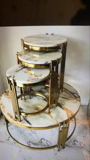 Set of Marble Tables