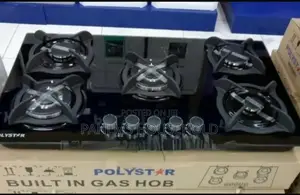Polystar 5 Burner Built-in Gas Cooker