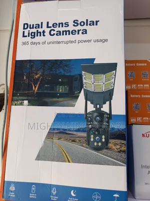 This Is Dual Lens Solar Light and Camera