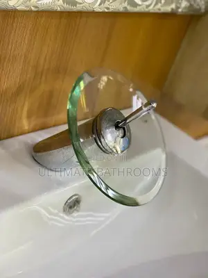 Glass Waterfall Basin Mixer Faucet