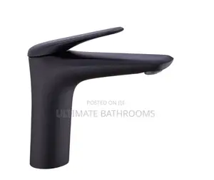 Made of Brass Matte Black Basin Mixer Faucet
