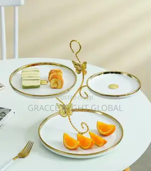 3 Tier Ceramic Dessert Stand