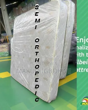 [Ca] Luxury Semi Orthopedic Mouka Mattress 6 by 6 by 8inches