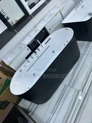 Jacuzzi Bathtub With Waterfall and Bluetooth Speaker
