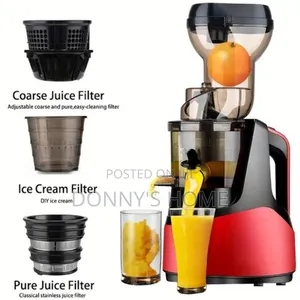 Ugasun Slow Masticating Juicer With Ice Cream Filter