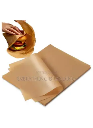 Brown Shawarma Wrap Greaseproof Paper A5 Food Packaging