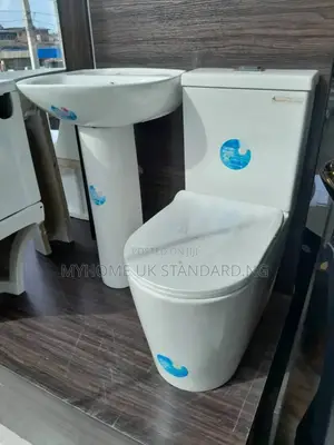 Original England White Wc With Basin
