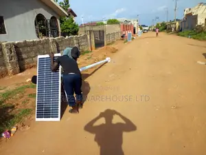 Led Solar Street Light Installation