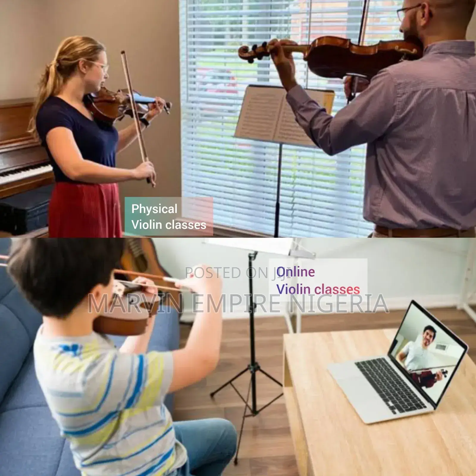 Online Offline Violin Master Classes Tutorials (Lessons)