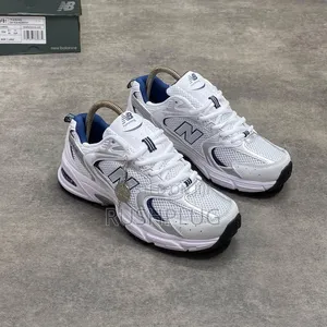 New Balance 530 White Silver Navy Sneakers
