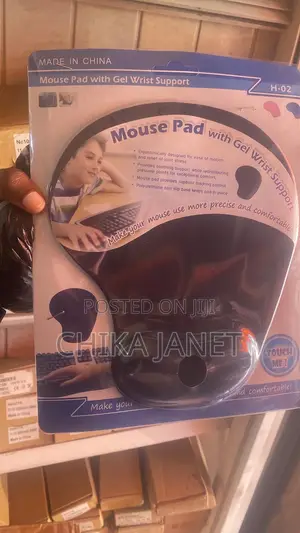 Mousepad With Gel Wrist Support