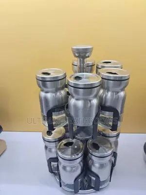 Twelve Sets of Rotating Seasoning and Spice Jar