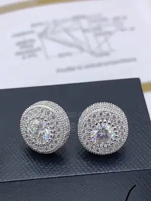 Vvs1 Moissanite Diamond Big Earring