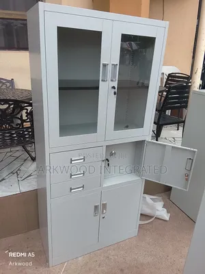 Metal File Cabinet With Safe