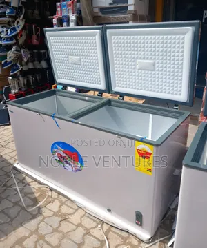 Original Aucma 650l Double Door Freezer (Copper)