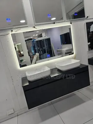 Double Black Cabinet With Bluetooth