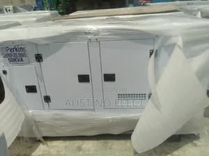 (White) 50kva Perkins Soundproof Generator