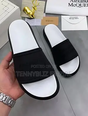 Fine Luxury Latest Alexander McQueen Quality Slides