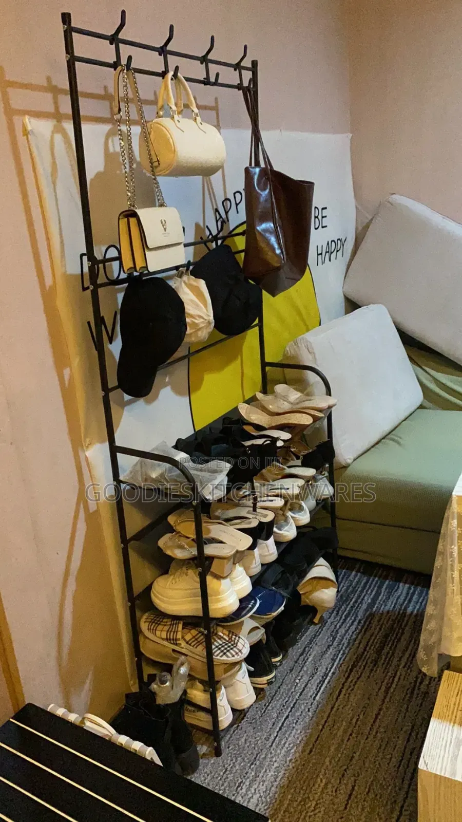 Shoe and Hat Rack