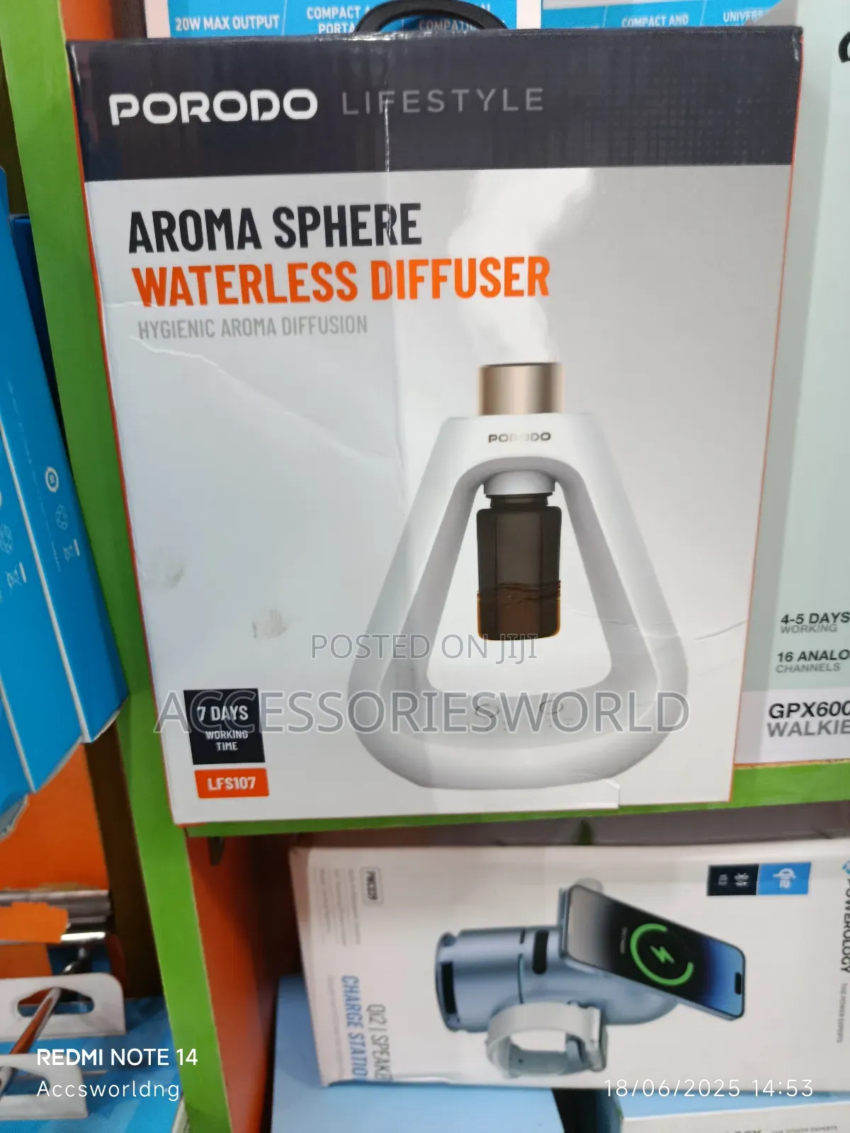 Porodo Aroma Sphere Waterless Diffuser