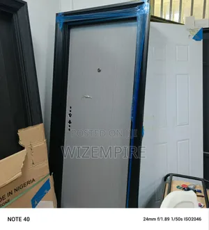 3ft Steel Doors Available White and Black
