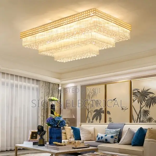 Luxury Round/Retangle Crystal Ceiling Lights