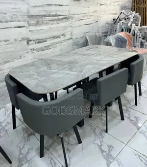 Marble Dining Set (6 Seater)