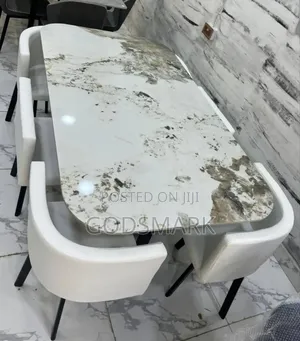White Dining Set (Marble Top)